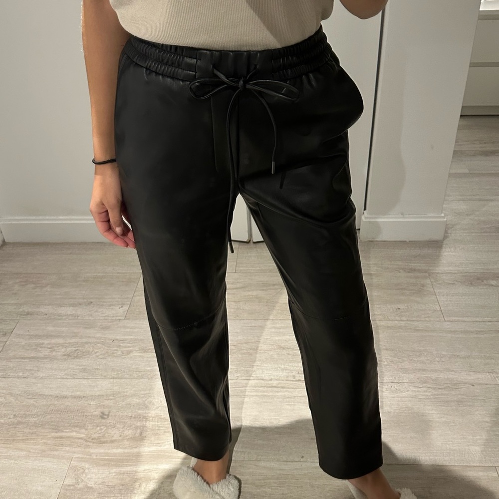 Mango leather pants xs
